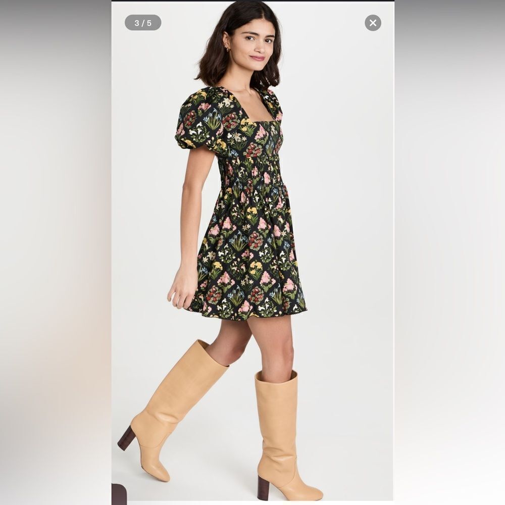 NEW Agua by Agua Bendita Caramelo Magdalena Noche Mini Dress Large - Picture 4 of 13
